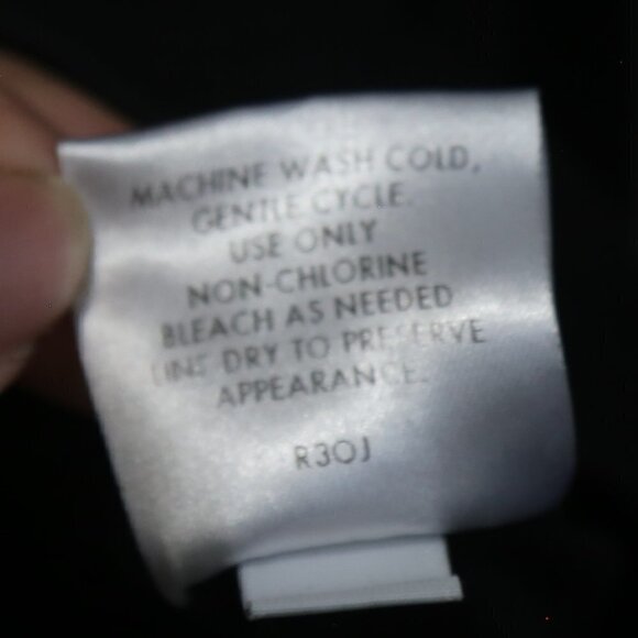 Eileen Fisher Organic Cotton Snap Button Full Zip Black Jacket Women's - Picture 6 of 8